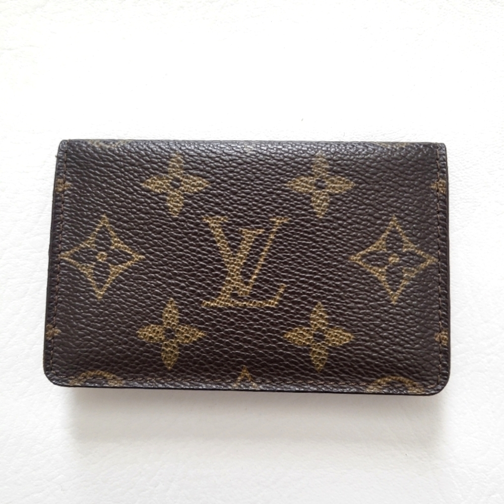 Louis Vuitton monogram brown card case wallet - Picture 2 of 7
